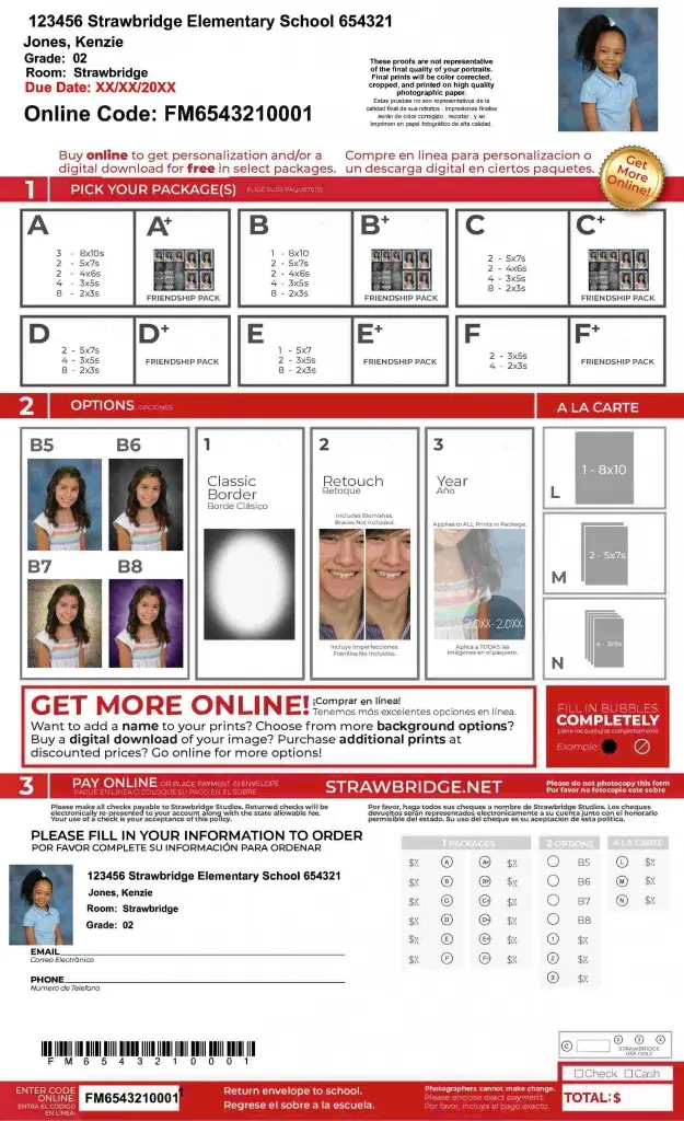 An example of the flyer for Underclass Proof Picture programs.